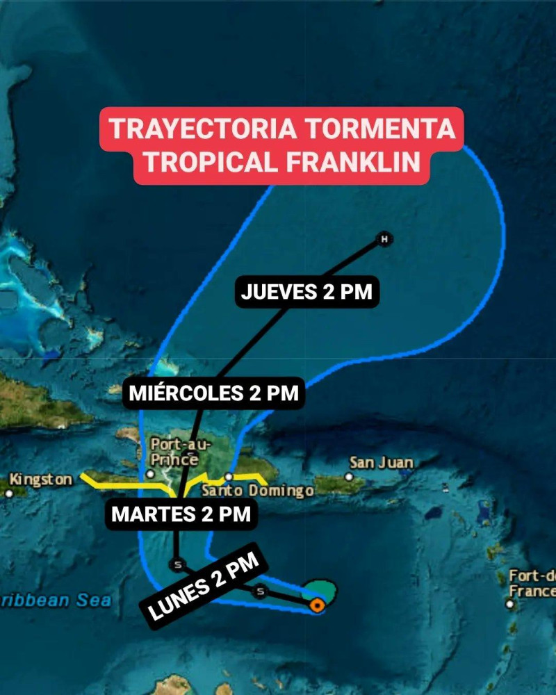 AERODOM y VINCI Airports activan plan de contingencia ante posible paso de tormenta Franklin