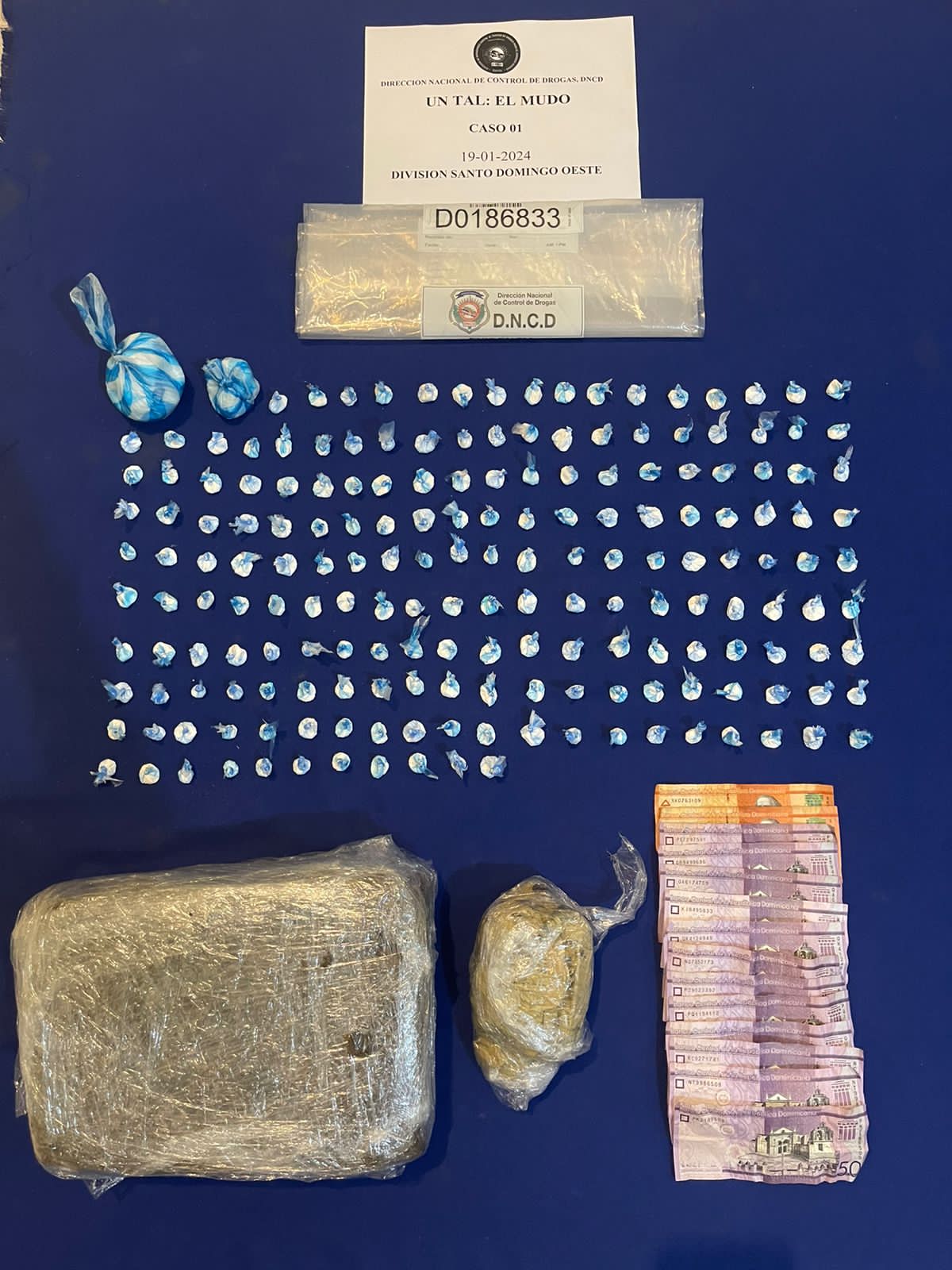 DNCD en operativos sacó 127 mil gramos de las calles apresando a decenas de microtraficantes